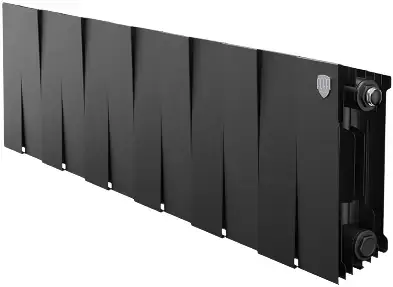 Royal Thermo Pianoforte 200 VD радиатор биметалл RTPNSVDR20016 16 секций (1280 мм) черный графитовый/Noir Sable