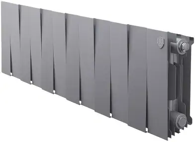 Royal Thermo Pianoforte 200 VD радиатор биметалл RTPSSVDR20014 14 секций (1120 мм) серебристый/Silver Satin