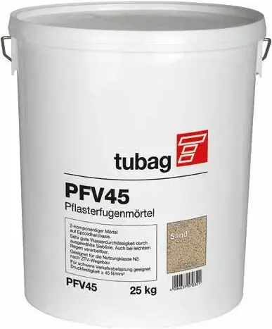 Tubag PFV 45 раствор для заполнения швов брусчатки (25 кг) песчаный