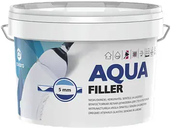 Eskaro Aqua Filler влагостойкая шпатлевка для стен и потолков (10 л)