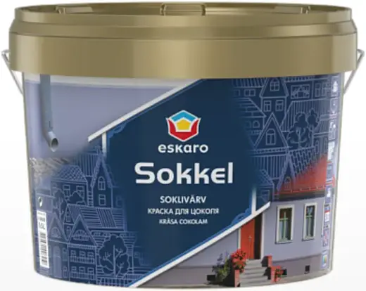 Eskaro Sokkel краска акрилатная для цоколей (950 мл) белая