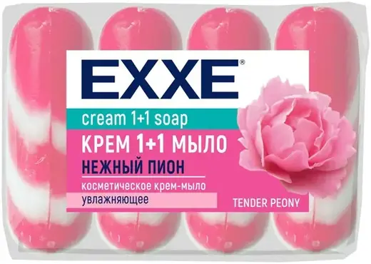 Exxe Aroma & Creamy Нежный Пион крем-мыло косметическое (1 блок)