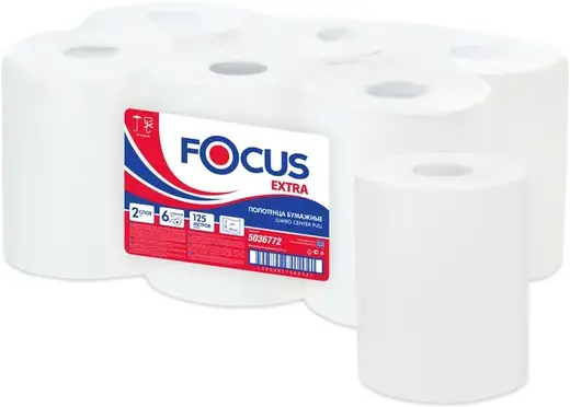 Focus Jumbo полотенца бумажные рулонные с центральной вытяжкой (125 м)