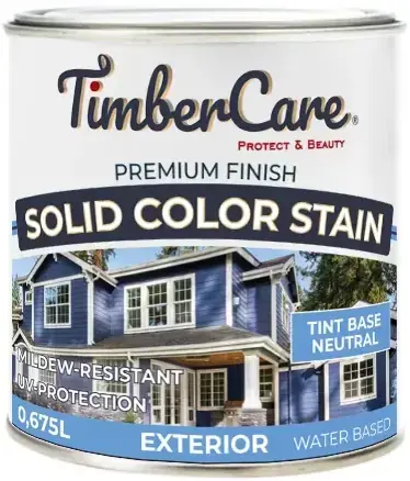 Timbercare Solid Color Stain кроющая пропитка для наружных деревянных поверхностей (675 мл)