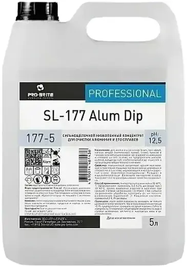 Pro-Brite SL-177 Alum Dip сильнощелочной низкопенный концентрат для очистки алюминия (5 л)