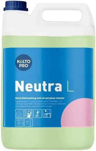 Kiilto Pro Neutra L концентрированное нейтральное средство для мытья посуды (5 л)