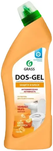 Grass Dos-Gel Защита и Блеск Сила Цитруса густой гель для туалета и ванны (1 л)