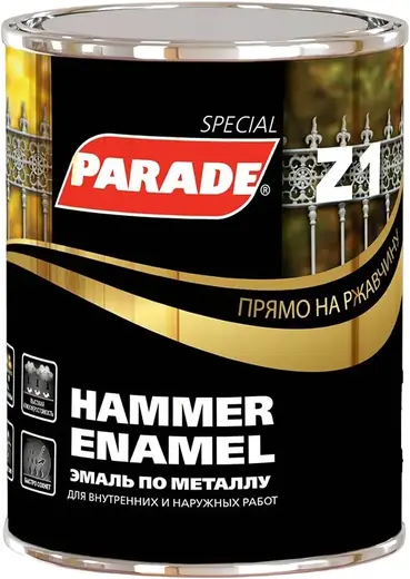 Parade Z1 эмаль по металлу прямо на ржавчину (750 мл) бесцветная база С гладкая