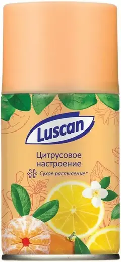 Luscan Цитрусовое Настроение сменный баллон для автоматического освежителя (250 мл)