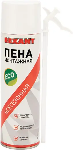 Rexant Есо пена монтажная всесезонная (420 г) ручная