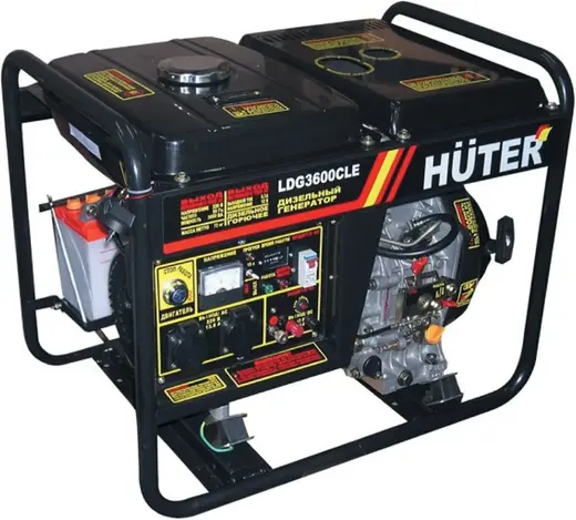Huter LDG3600CLE генератор дизельный (3600 Вт)