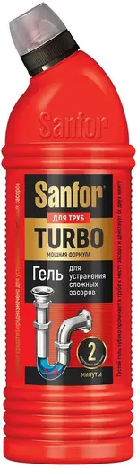 Санфор Turbo гель для устранения сложных засоров (750 мл)