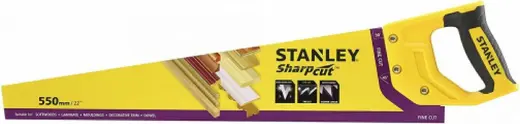 Stanley Sharpcut ножовка универсальная (550 мм) 11 зубьев 660 мм