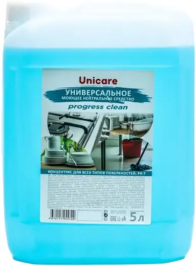 Unicare Progress Clean универсальное моющее средство концентрат (5 л) БТХ10981