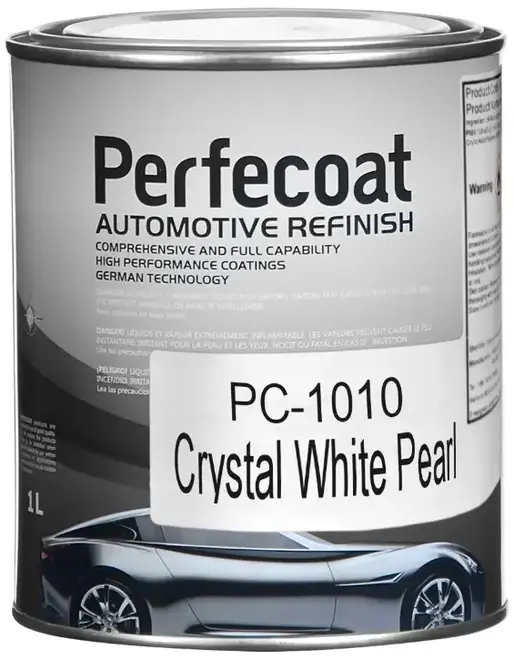 Perfecoat PC 1K эмаль (базовое покрытие 1 л) кристально белая жемчужина