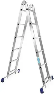 Алюмет T2 лестница алюминиевая шарнирная универсальная (3.54 м /2 * 6 ст)