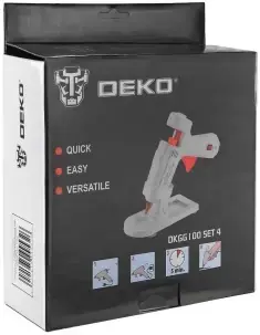 Deko DKGG100 SET 4 термопистолет клеевой с подставкой с набором стержней