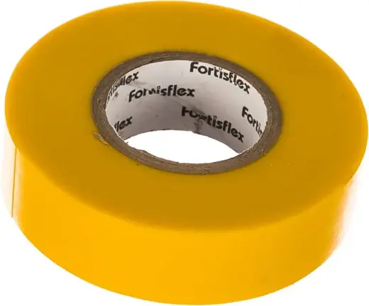 Fortisflex изолента ПВХ (19*20 м) желтая