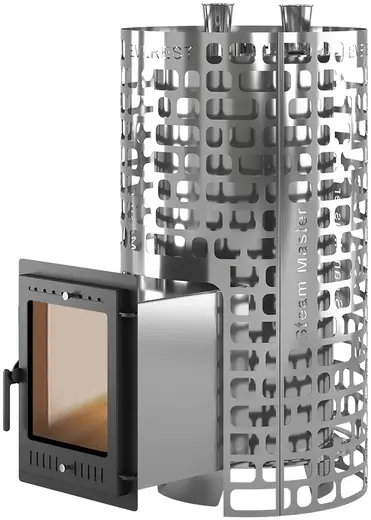 Эверест Steam Master печь банная модель дверки 320M 1.15 м 620 мм 940 мм нержавеющая сталь Inox