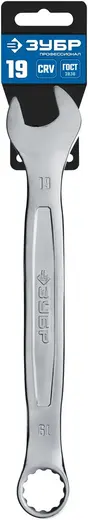 Зубр Профессионал ключ гаечный комбинированный (19 мм)