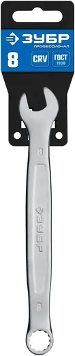 Зубр Профессионал ключ гаечный комбинированный (8 мм)