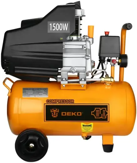 Deko DKAC24 компрессор воздушный поршневой масляный (1500 Вт)