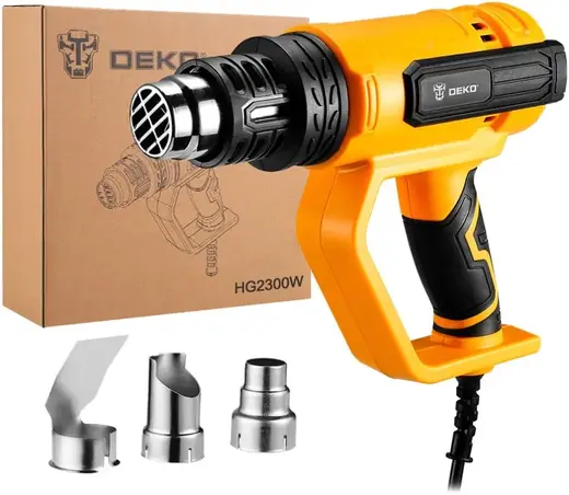 Deko HG2300W фен строительный (2300 Вт) 255 * 240 * 75 мм