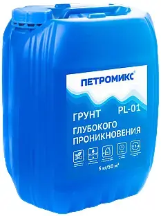 Петромикс PL-01 грунт глубокого проникновения (5 кг)