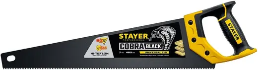 Stayer Professional Cobra Black ножовка для универсального реза (450 мм)