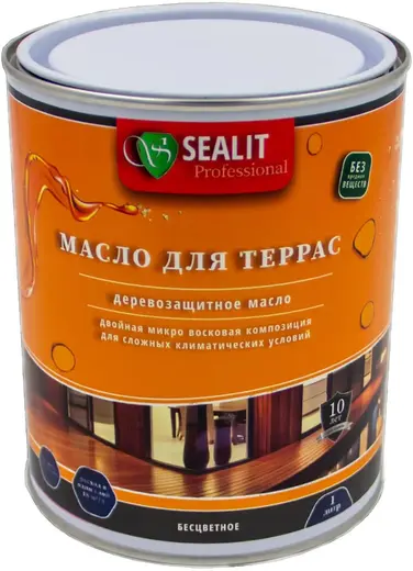 Sealit Professional масло деревозащитное для террас (1 л)