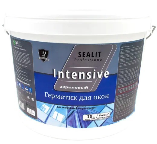 Sealit Professional Intensive герметик акриловый для окон (10 л) белый