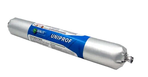 Sealit Professional Uniprof герметик акриловый для межпанельных швов высокоэластичный (600 мл) белый