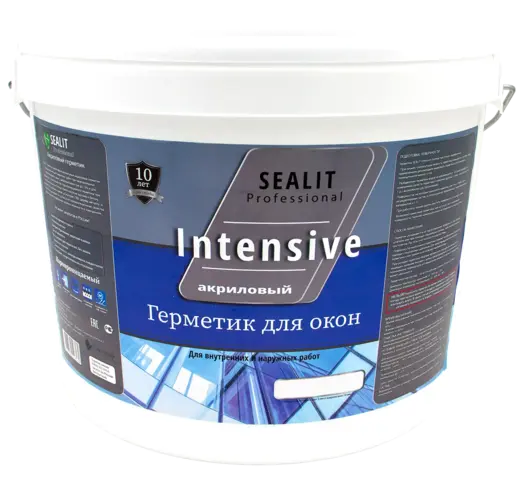 Sealit Professional Intensive герметик акриловый для окон (5 л) серый