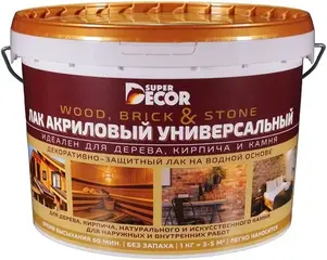 Super Decor лак акриловый универсальный на водной основе