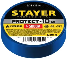 Stayer Professional Protect-10 изолента ПВХ