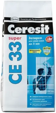 Ceresit CE 33 Super затирка для узких швов