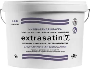 Vincent Extrasatin 7 краска интерьерная влагостойкая