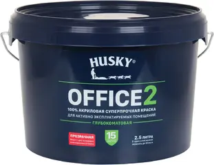 Хаски Office 2 акриловая суперпрочная краска