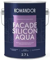 Командор Facade Silicon Aqua краска фасадная водоотталкивающая