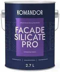 Командор Facade Silicate Pro краска фасадная силикатная