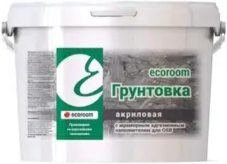 Ecoroom грунтовка с мраморным адгезионным наполнителем для OSB