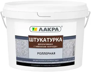 Декоративное покрытие лакра штукатурка структурная шуба profit белый 25 кг