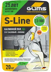 Glims pro fs screed 1k стяжка цементная высокопрочная