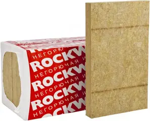 Rockwool Фасад Баттс Д Оптима жесткая гидрофобизированная теплоизоляционная плита