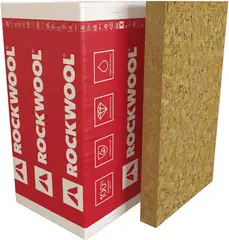 Rockwool Венти Баттс Оптима жесткая гидрофобизированная теплоизоляционная плита