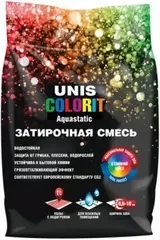 Юнис Colorit Aquastatic затирочная смесь для межплиточных швов