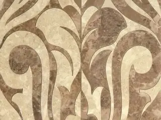 Gracia Ceramica Saloni коллекция Saloni Brown Decor 01 декор