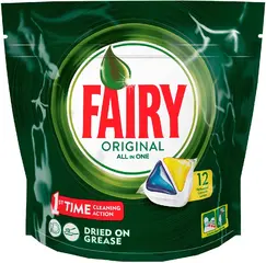 Fairy Original All in One Лимон капсулы для посудомоечной машины