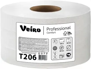 Veiro Professional Comfort бумага туалетная в средних рулонах