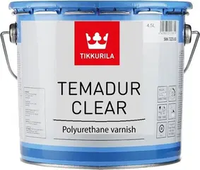 Тиккурила Temadur Clear 2-комп высокоглянцевый полиуретановый лак